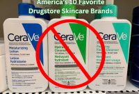 Surprising No.1 Drugstore Skincare Brand in America: Top 10 Revealed