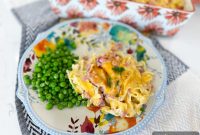 Creamy Ham and Noodle Casserole with Melty Cheese