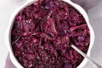 Slow-Braised Red Cabbage with Apple and Balsamic Glaze
