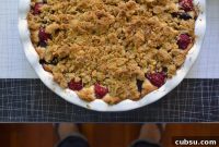 Plum Crumble Cake Recipe Inspired by Sue