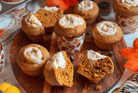 Pumpkin Cream Cheese Muffins with Chocolate Chips Recipe
