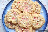 White Chocolate Peppermint Cookies Recipe — Festive Holiday Cookies