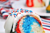 Patriotic Layer Cake: Red, White & Blue Dessert Recipe