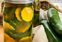 Quick Refrigerator Zucchini Pickles — No Canning Required