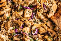 Authentic Moo Shu Chicken Recipe with Hoisin Sauce and Pancakes