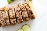 Vegan Zucchini Pumpkin Bread with Walnut Streusel Topping