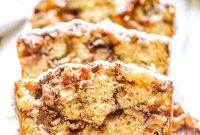 Viral Apple Fritter Quick Bread with Cinnamon Glaze
