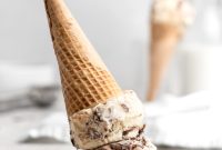 No-Churn Almond Mocha Swirl Ice Cream Recipe