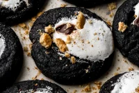 Chocolate S’mores Cookies Recipe — Gooey Campfire Treats