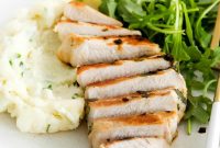 Juicy Grilled Boneless Pork Chops with Garlic Herb Marinade