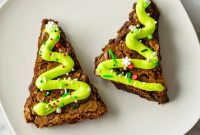 Brownie Christmas Tree Treats Made from a Mix