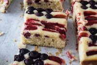 Red, White & Blue Fruit-Topped American Flag Cake Recipe
