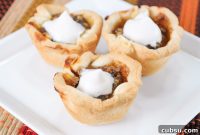 Mini Pumpkin Tartlets with Cinnamon Whipped Cream Recipe