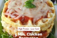5-Minute Chicken Parmesan Chaffle Recipe for Quick Low-Carb Meals