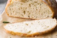 Rosemary Sea Salt Sourdough Bread Recipe for Crispy Crust