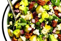 Pear Salad with Gorgonzola, Candied Walnuts & Honey Vinaigrette