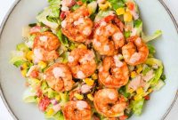 Zesty Cajun Shrimp Salad with Avocado and Lime Dressing