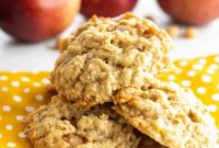 Caramel Apple Oatmeal Cookies Recipe for Fall Baking