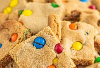 M&M Blondies Recipe: Chewy Chocolate Candy Bar Blondies