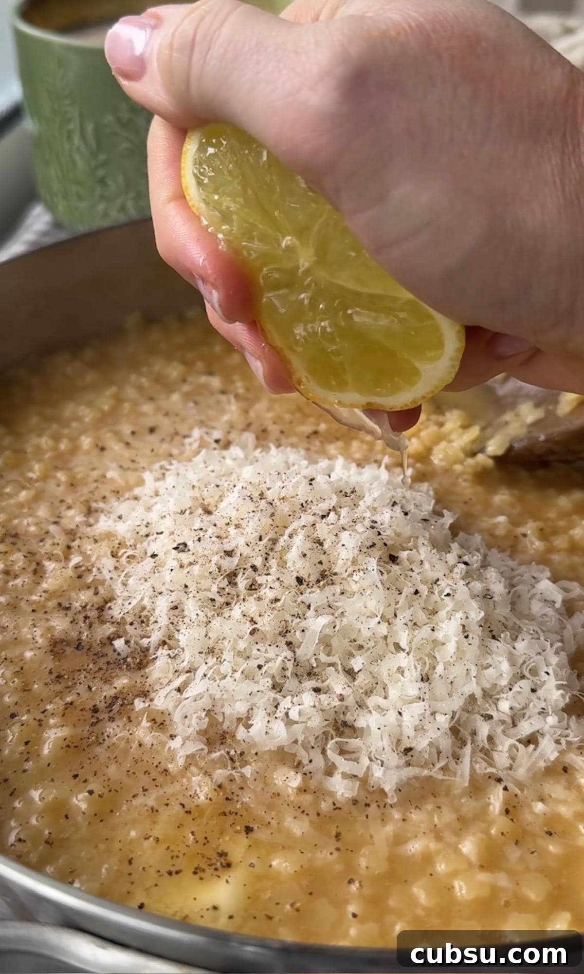 Creamy Pastina Recipe: Quick Comfort Pasta in 20 Minutes 6 adding a squeeze of lemon to easy pastina.