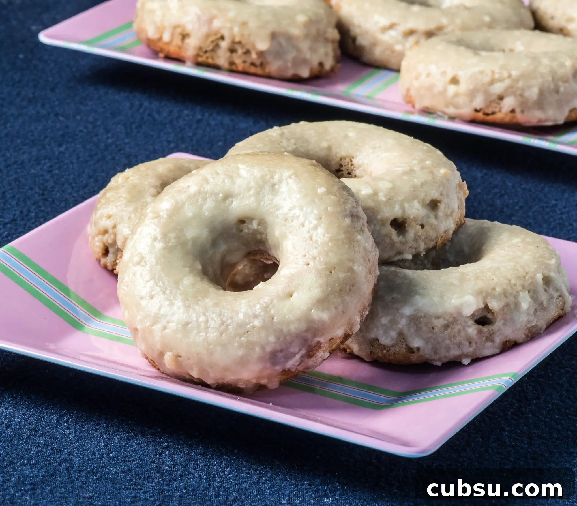 Low-Carb Maple Glazed Donuts Recipe for Keto-Friendly Treats 5 Stack of donuts
