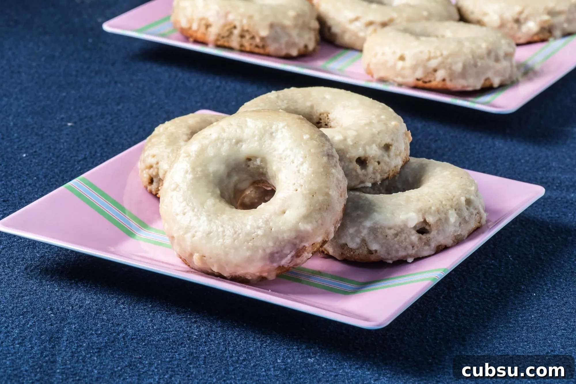 Donuts in pan