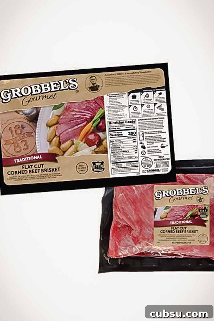 Smoked and Beer-Braised Corned Beef Recipe for Tender, Flavorful Meat 5 prepackaged corned beef brisket