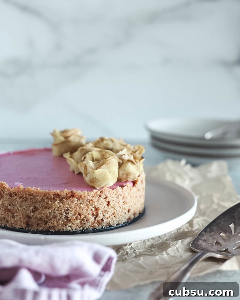 Purple Sweet Potato Mini Cheescakes: Creamy Bite-Size Dessert 2 Purple Sweet Potato Cheesecake