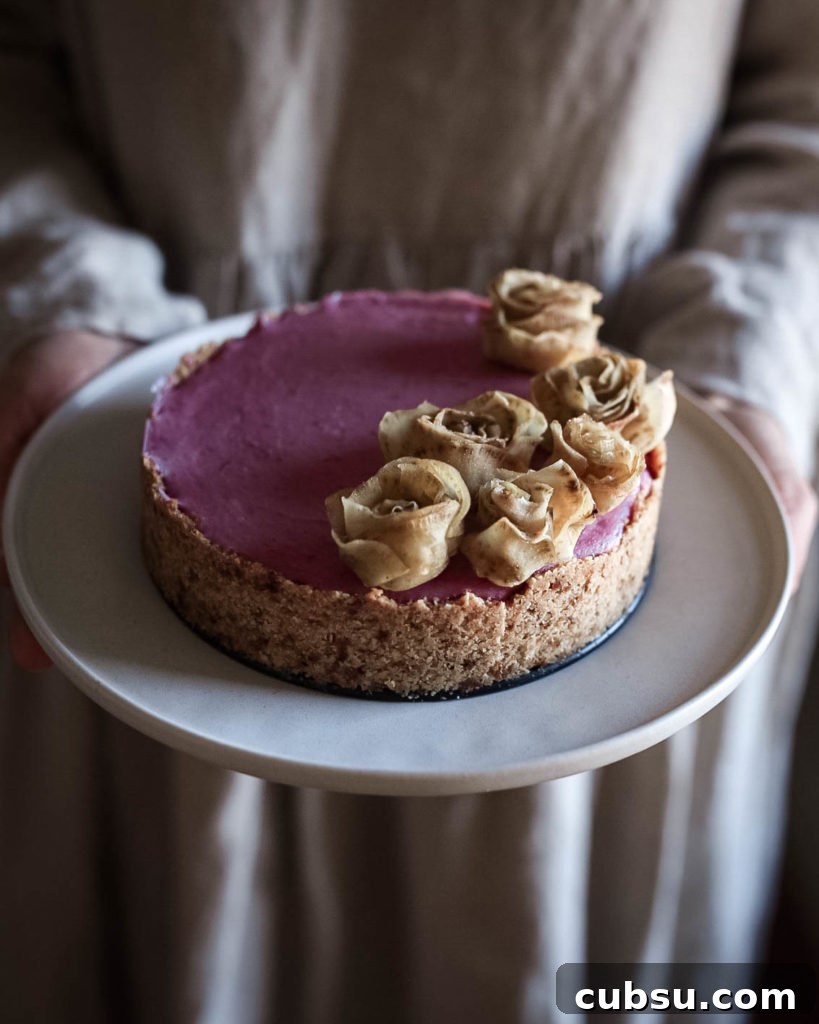 Purple Sweet Potato Mini Cheescakes: Creamy Bite-Size Dessert 6 img 1087 5