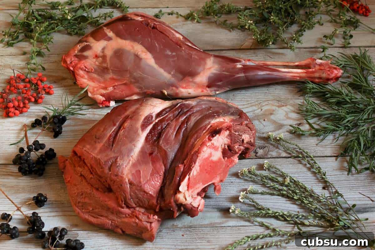 Top Cuts for Homemade Beef Jerky (+Video) 10 Deer meat on cutting board with spices