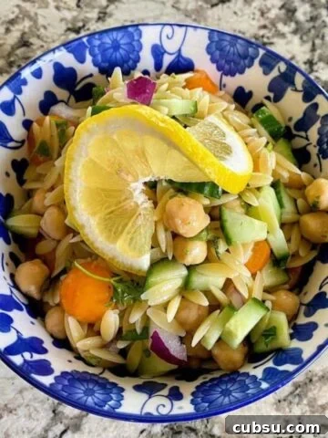 Lemony Orzo Salad Recipe