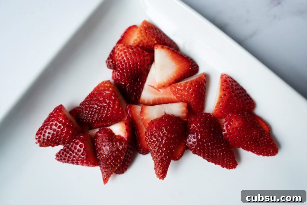 strawberries on a plate