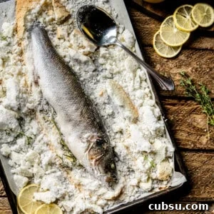 Salt Baked Branzino