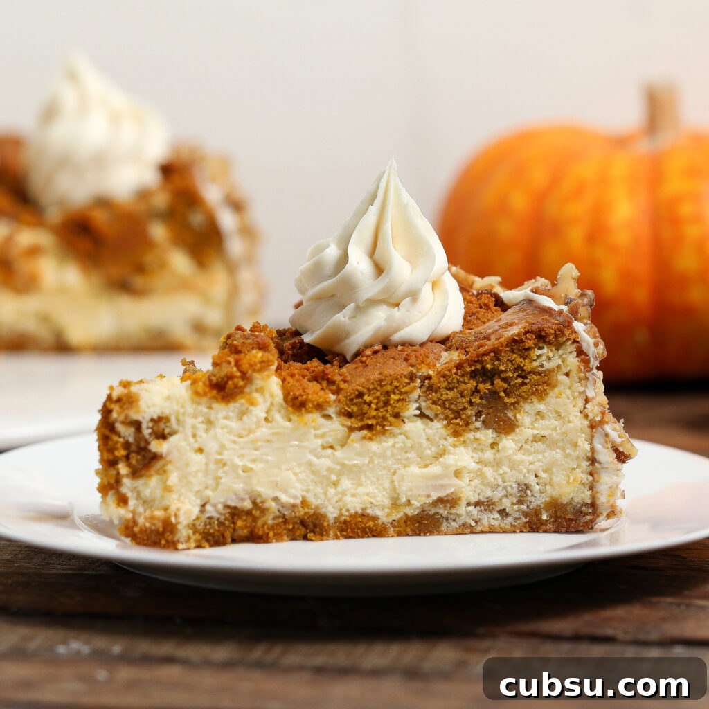 Pumpkin Cheesecake Cake Recipe for Fall Desserts 2 img 11800 1