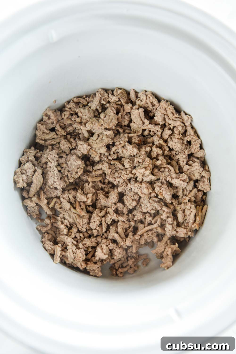 cooked ground turkey in slow cooker