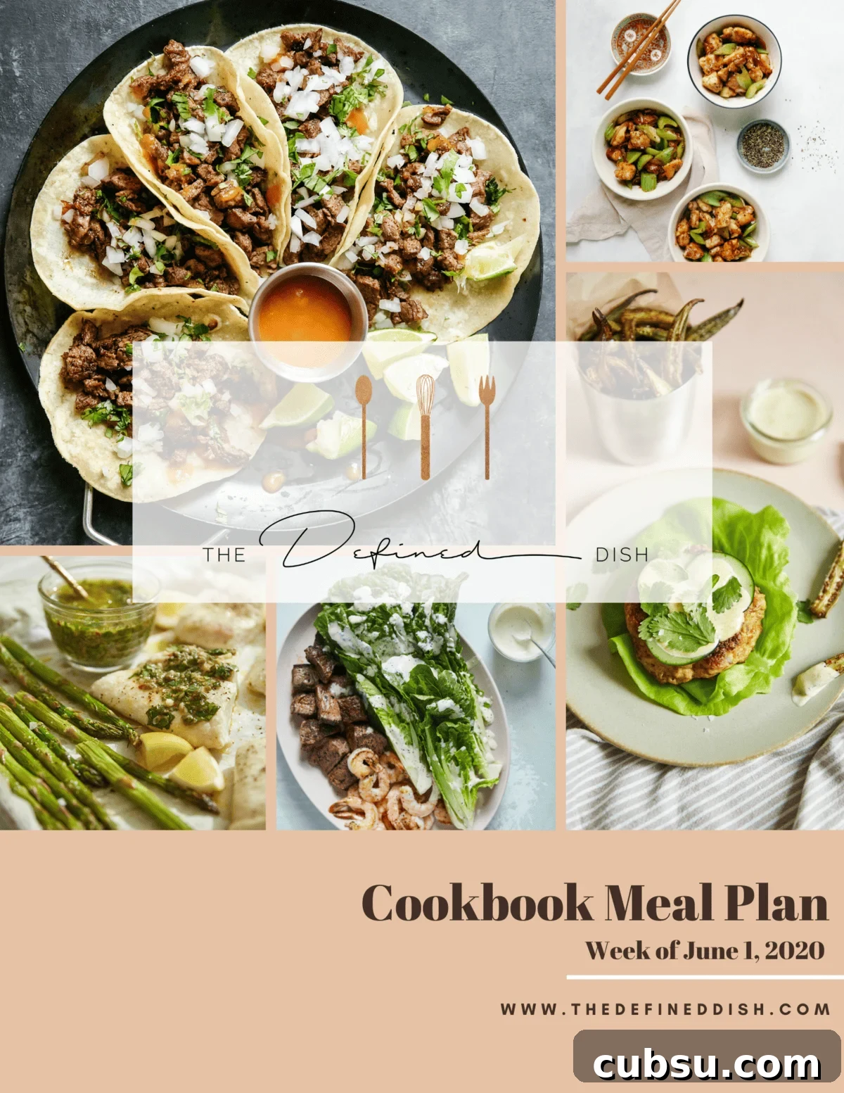 Cookbook Meal Plan