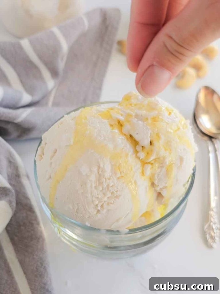 creamy dairy free vanilla