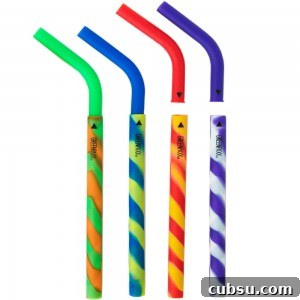 Image for Silicone drinking straws - Biome