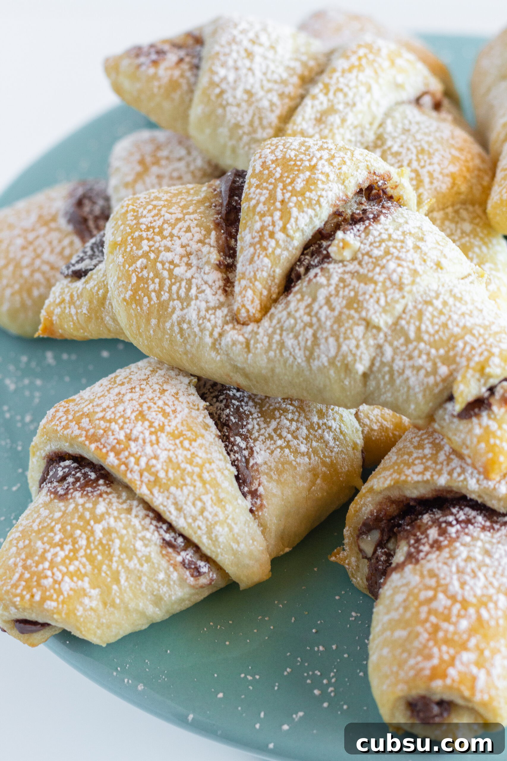 Nutella-Filled Crescent Rolls Recipe 3 Easy Nutella Crescent Rolls, by Top US food blog Practically Homemade