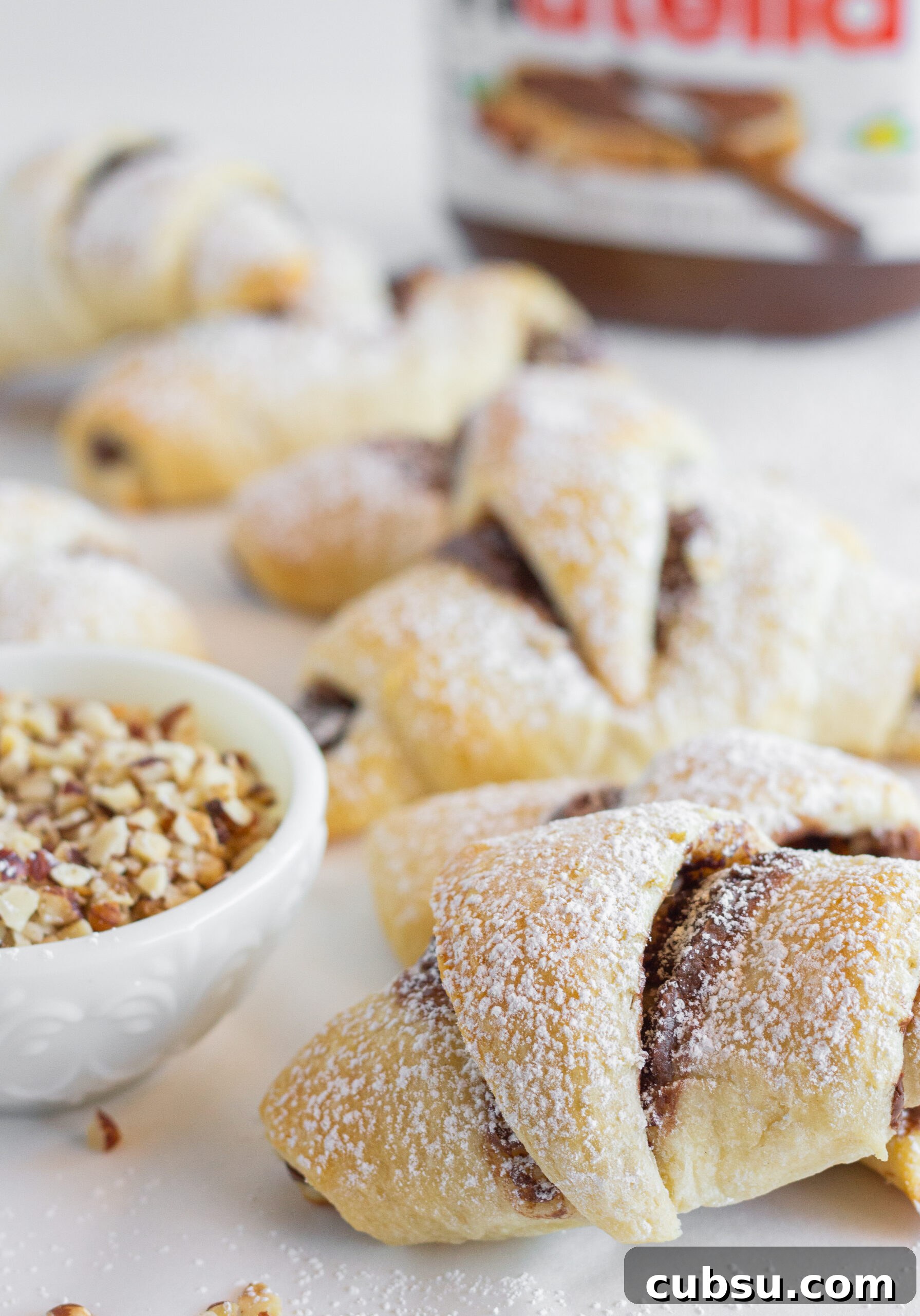 Nutella-Filled Crescent Rolls Recipe 6 Easy Nutella Crescent Rolls, by Top US food blog Practically Homemade