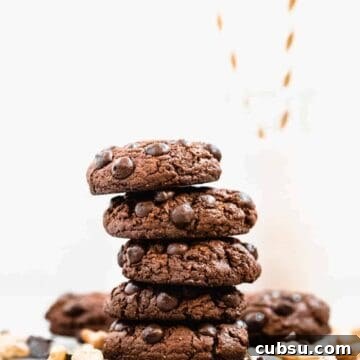 Flourless Chocolate Tahini Cookies