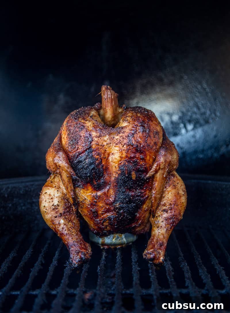 Wine Can Chicken on the Grill