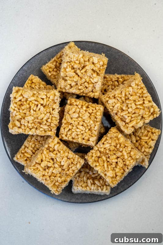 5-Ingredient Rice Krispie Treats Made Without Marshmallows 2 Rice Krispies Without Marshmallows