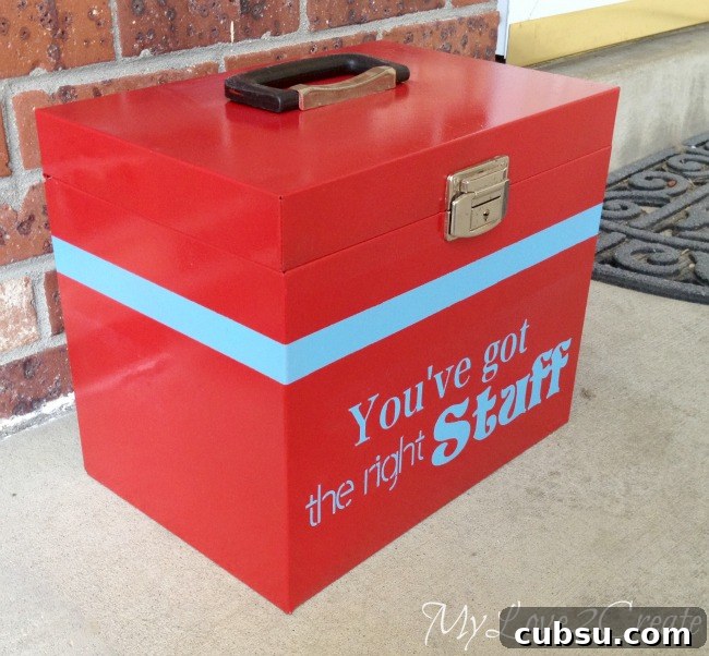 Metal box Makeover
