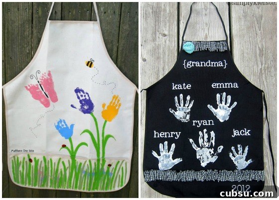 aprons kids can make and give