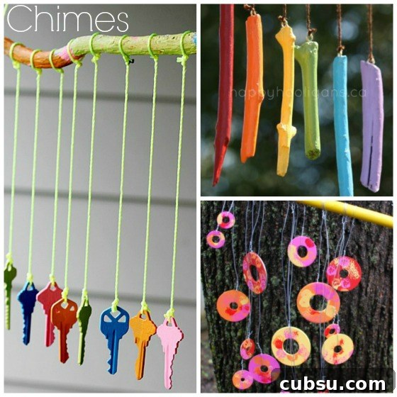 wind chimes kids can make and give