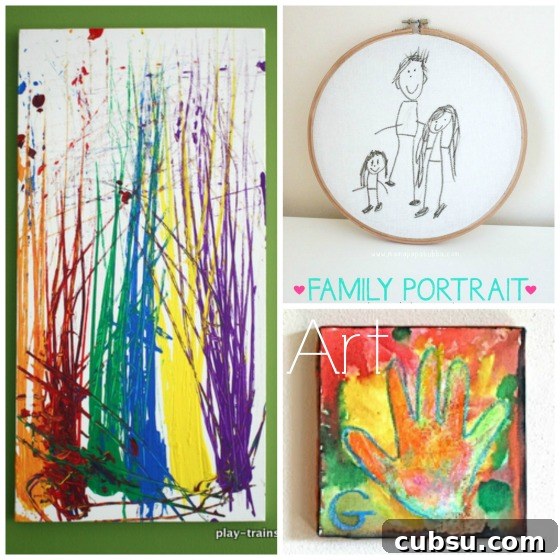 Art kids can make and give as gifts