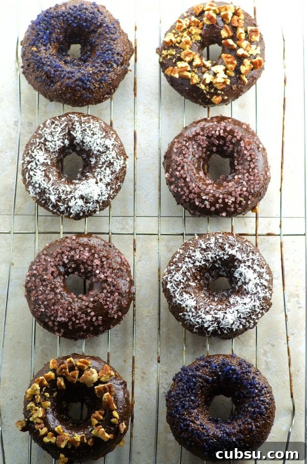 The moistest Chocolate glazed banana bread donuts you will ever taste