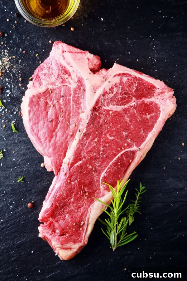 Perfectly Grilled Porterhouse Steak: Juicy Recipe & Tips 2 raw porterhouse