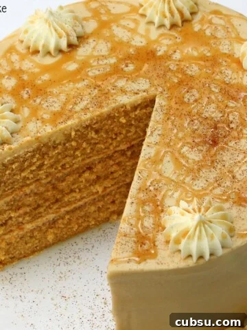 Caramel Vanilla Latte Cake